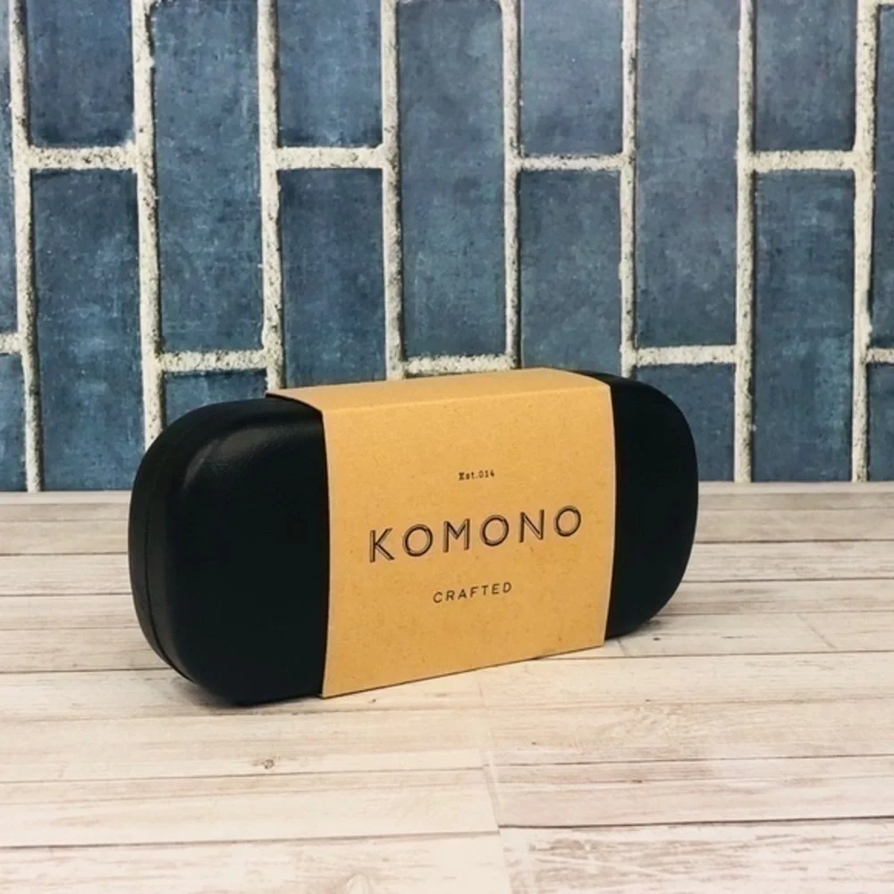 KOMONO Bennet Glossy Black Sunglasses NEW